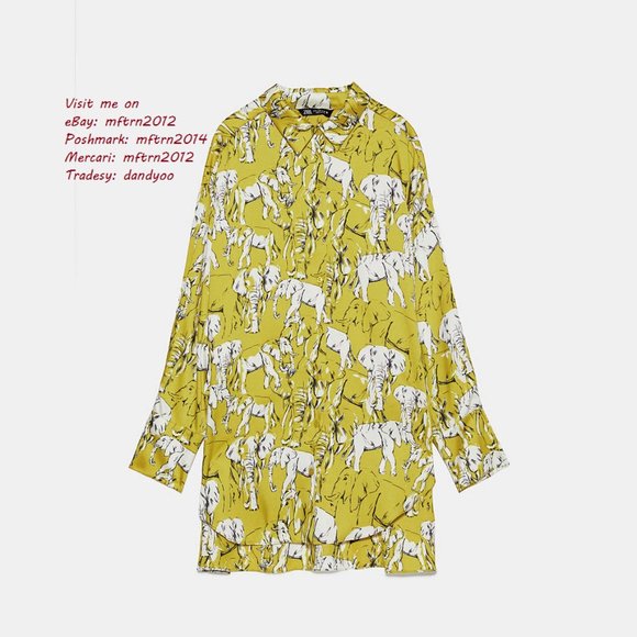 BLOGGER FAVE! ZARA Flowy Printed Button-Up Shirt - Picture 16 of 16